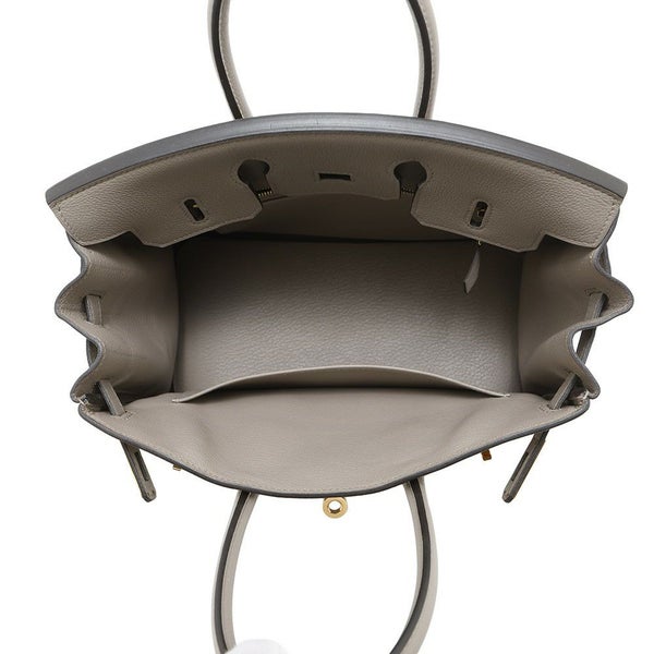 エルメス バーキン25 グリアスファルト/ゴールド金具 トリヨンノビーヨ Y刻印 HERMES Birkin ハンドバッグ