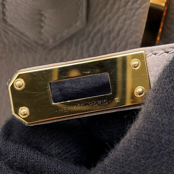 エルメス バーキン25 グリアスファルト/ゴールド金具 トリヨンノビーヨ Y刻印 HERMES Birkin ハンドバッグ