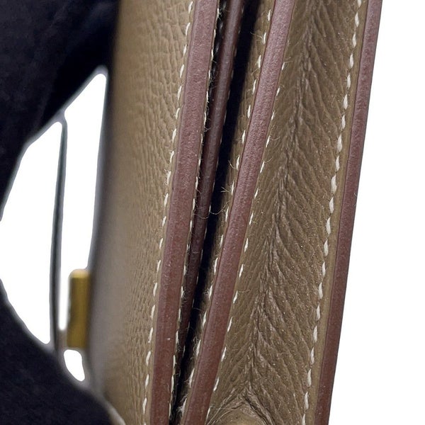 エルメス 長財布 ベアンスフレ エトゥープ/ゴールド金具 エプソン □Q刻印 HERMES 財布