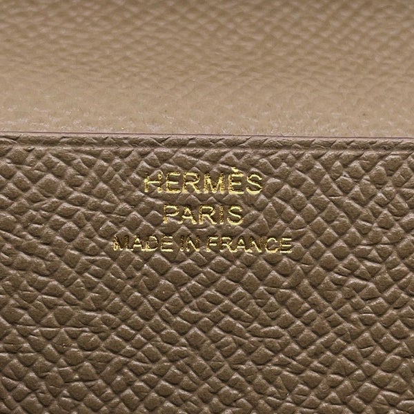 エルメス 長財布 ベアンスフレ エトゥープ/ゴールド金具 エプソン □Q刻印 HERMES 財布