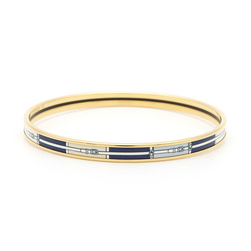 エルメス バングル エマイユ PM ベルト柄 HERMES アクセサリー 七宝焼き