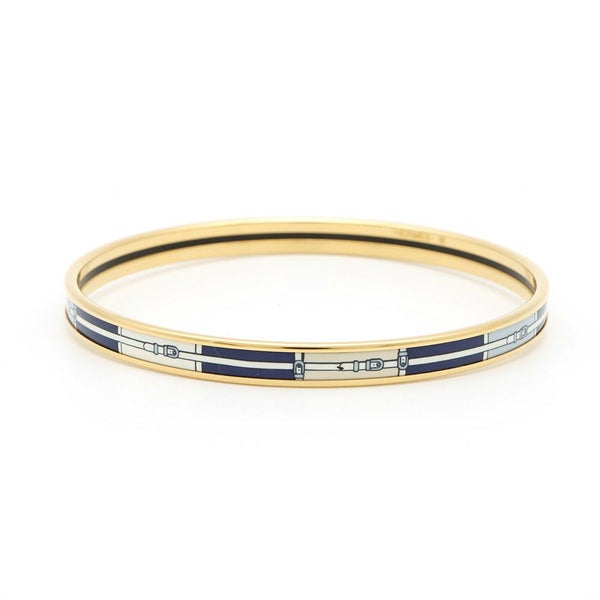 エルメス バングル エマイユ PM ベルト柄 HERMES アクセサリー 七宝焼き