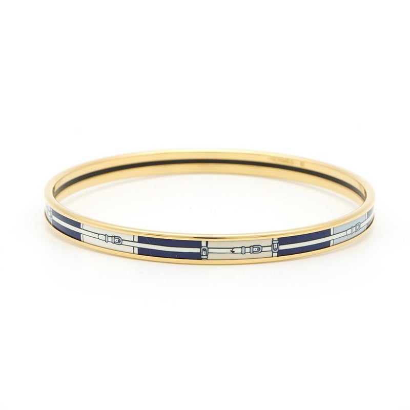 エルメス バングル エマイユ PM ベルト柄 HERMES アクセサリー 七宝焼き