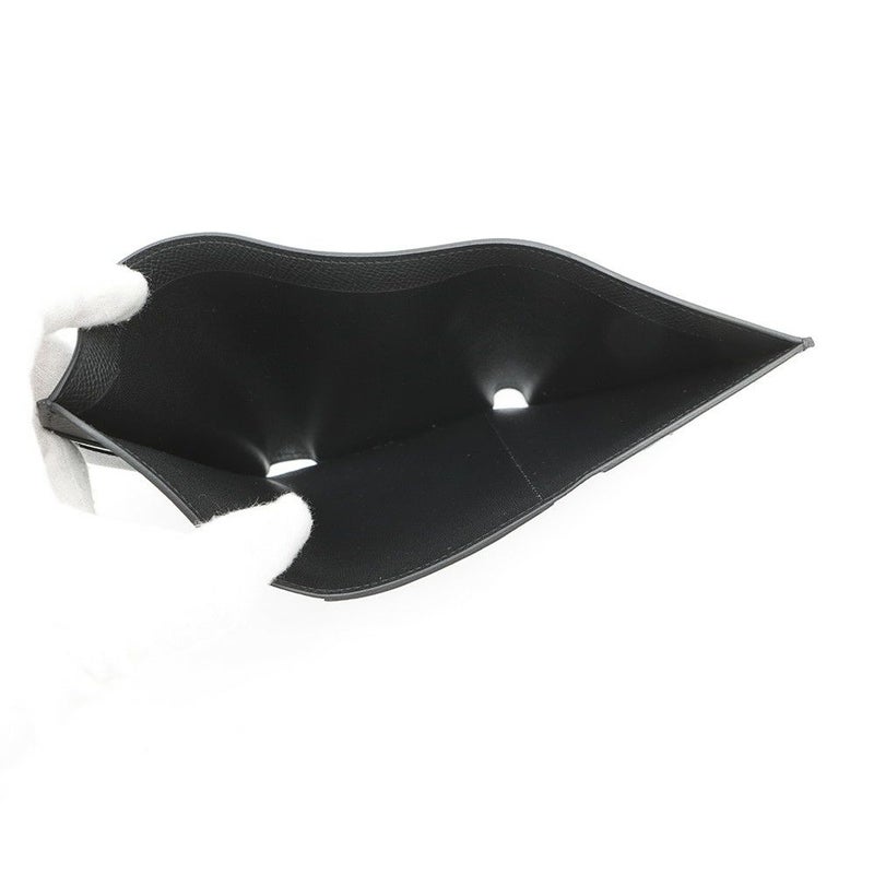 エルメス 三つ折り財布 ベアンコンビネ ブラック/ゴールド金具 エプソン K刻印 HERMES 財布 黒