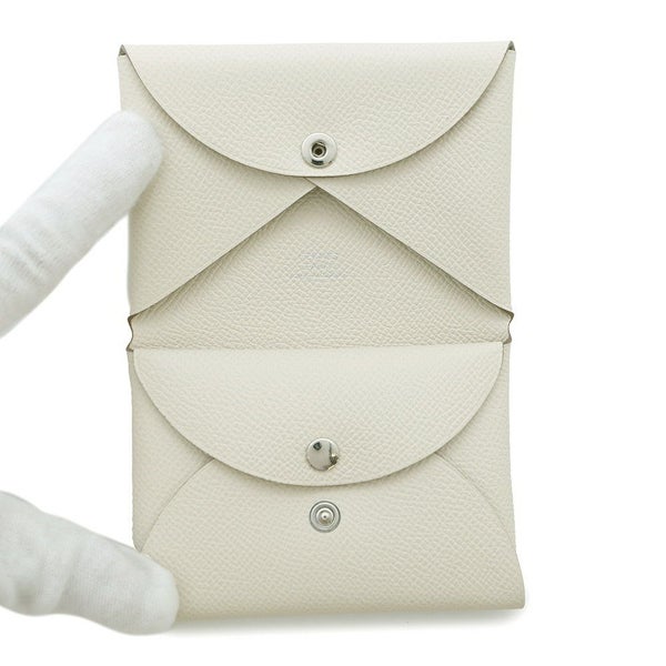 エルメス カードケース カルヴィ デュオ クレ エプソン K刻印 HERMES 名刺入れ