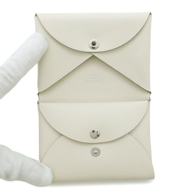エルメス カードケース カルヴィ デュオ クレ エプソン K刻印 HERMES 名刺入れ