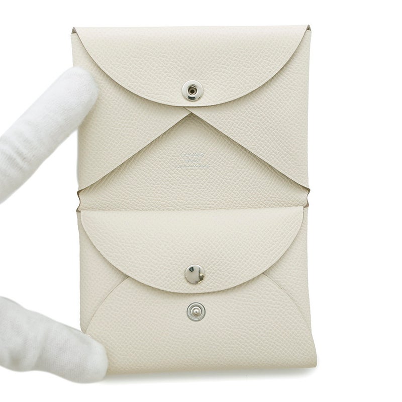 エルメス カードケース カルヴィ デュオ クレ エプソン K刻印 HERMES 名刺入れ