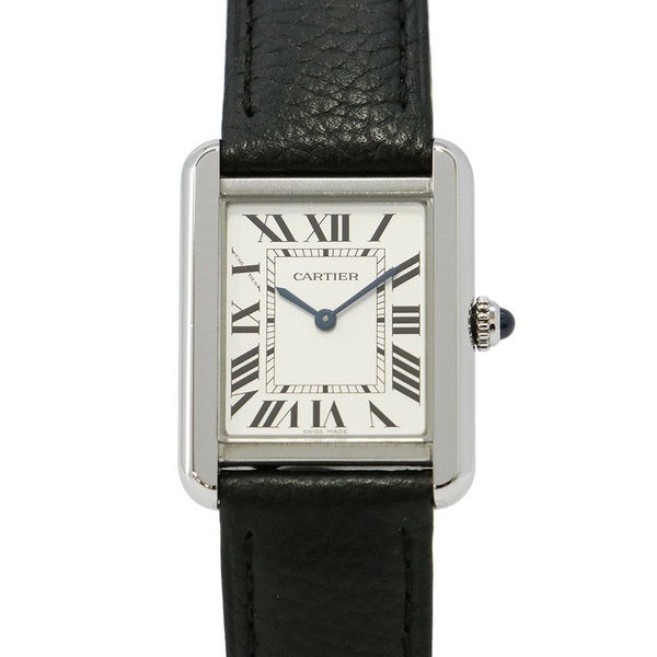 カルティエ タンク ソロ SM WSTA0030 Cartier 腕時計 シルバー文字盤 クォーツ