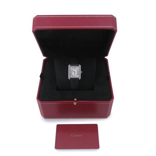 カルティエ タンク ソロ SM WSTA0030 Cartier 腕時計 シルバー文字盤 クォーツ
