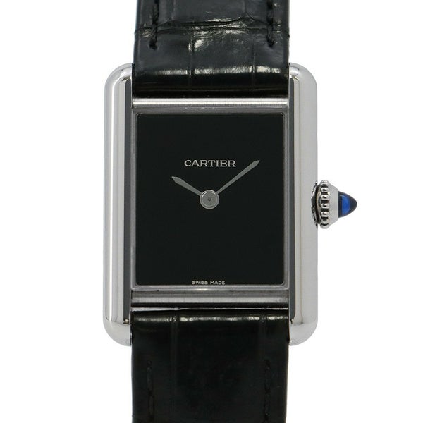 カルティエ タンク マスト SM WSTA0071 Cartier 腕時計 黒文字盤 クォーツ