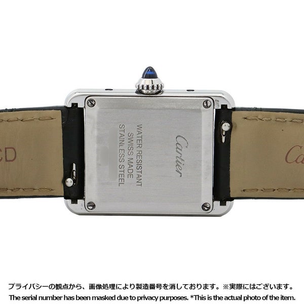 カルティエ タンク マスト SM WSTA0071 Cartier 腕時計 黒文字盤 クォーツ