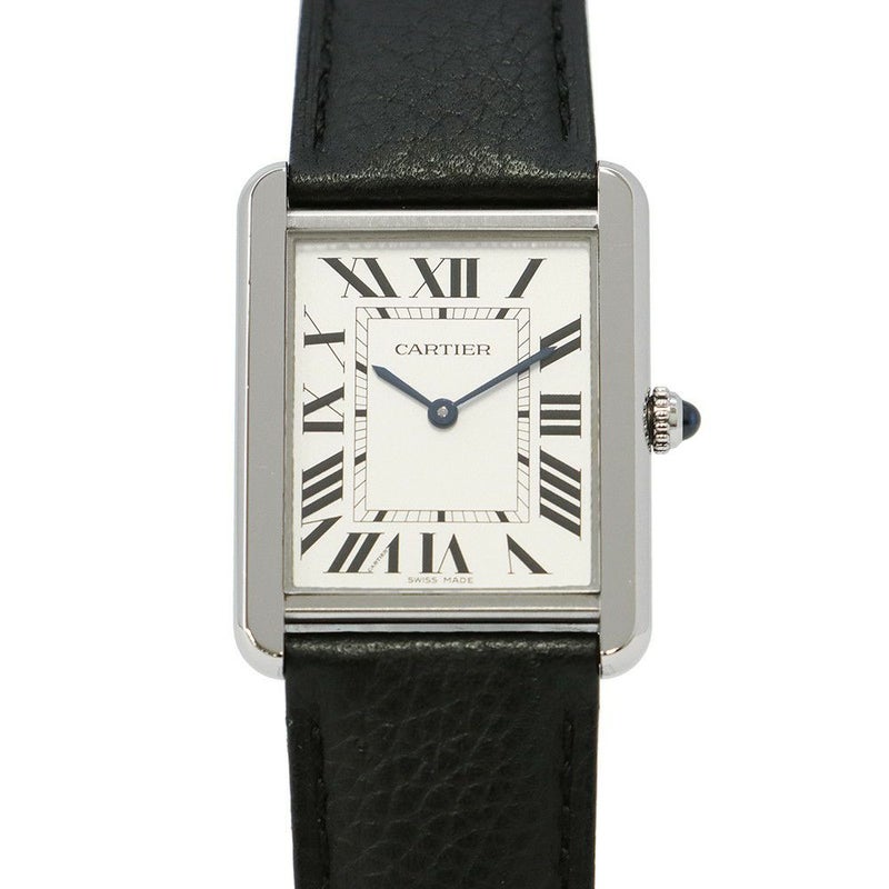 カルティエ タンク ソロ LM WSTA0028 Cartier 腕時計 シルバー文字盤 クォーツ