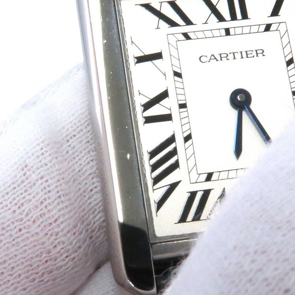 カルティエ タンク ソロ LM WSTA0028 Cartier 腕時計 シルバー文字盤 クォーツ