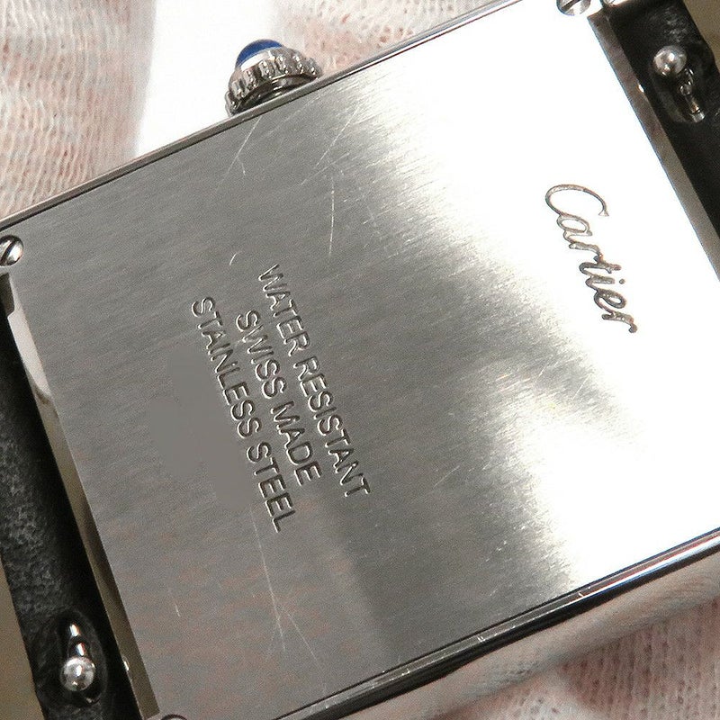 カルティエ タンク ソロ LM WSTA0028 Cartier 腕時計 シルバー文字盤 クォーツ