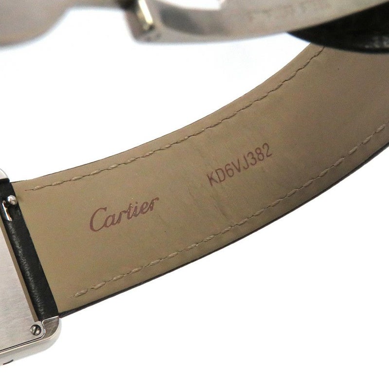 カルティエ タンク ソロ LM WSTA0028 Cartier 腕時計 シルバー文字盤 クォーツ