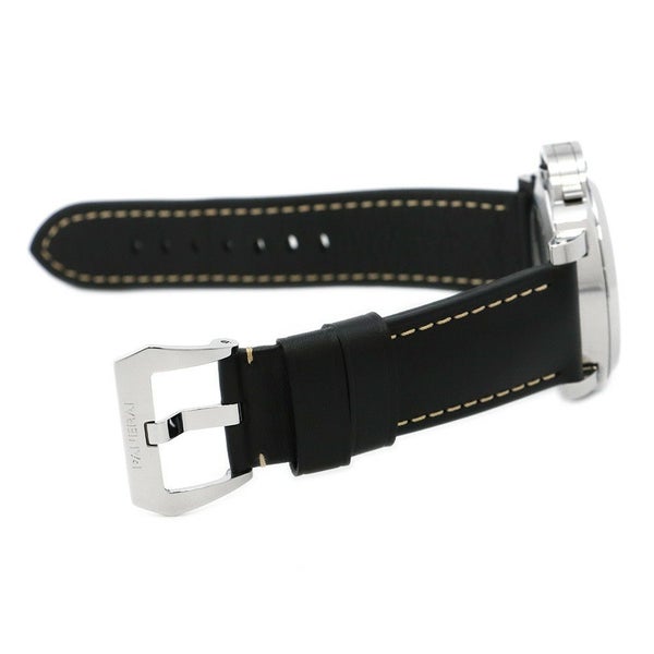 パネライ ルミノール マリーナ ロゴ 3デイズ アッチャイオ U番 PAM00776 PANERAI 腕時計 黒文字盤