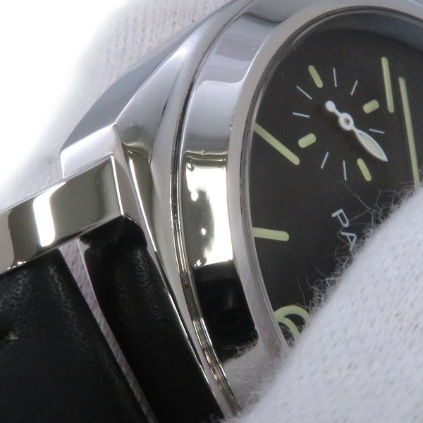 パネライ ルミノール マリーナ ロゴ 3デイズ アッチャイオ U番 PAM00776 PANERAI 腕時計 黒文字盤