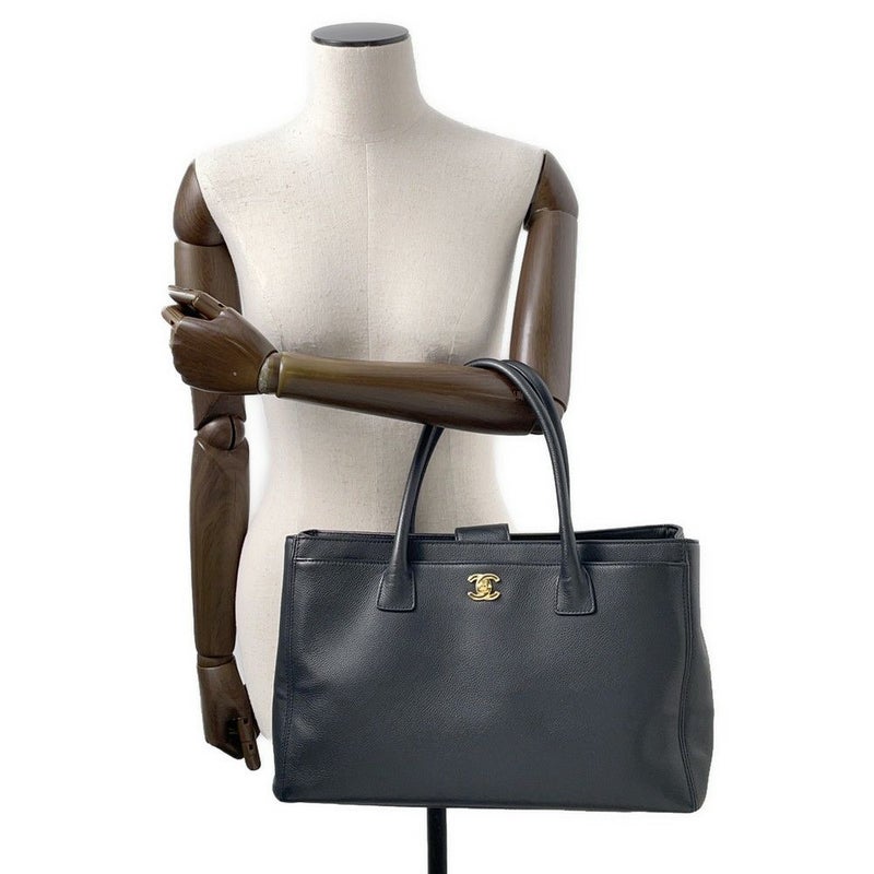 シャネル トートバッグ ココマーク エグゼクティブライン A15206 CHANEL ハンドバッグ 黒