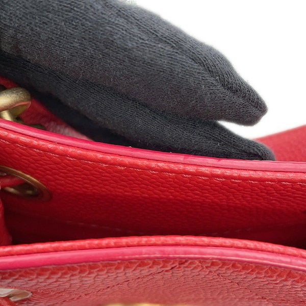 シャネル ハンドバッグ ココマーク マトラッセ ドローストリング キャビアスキン AS0310 CHANEL 2way 巾着