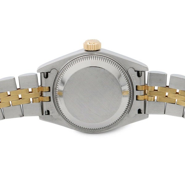 ロレックス デイトジャスト S番 SS/K18YG 69173 ROLEX 腕時計 アイボリーピラミッド文字盤