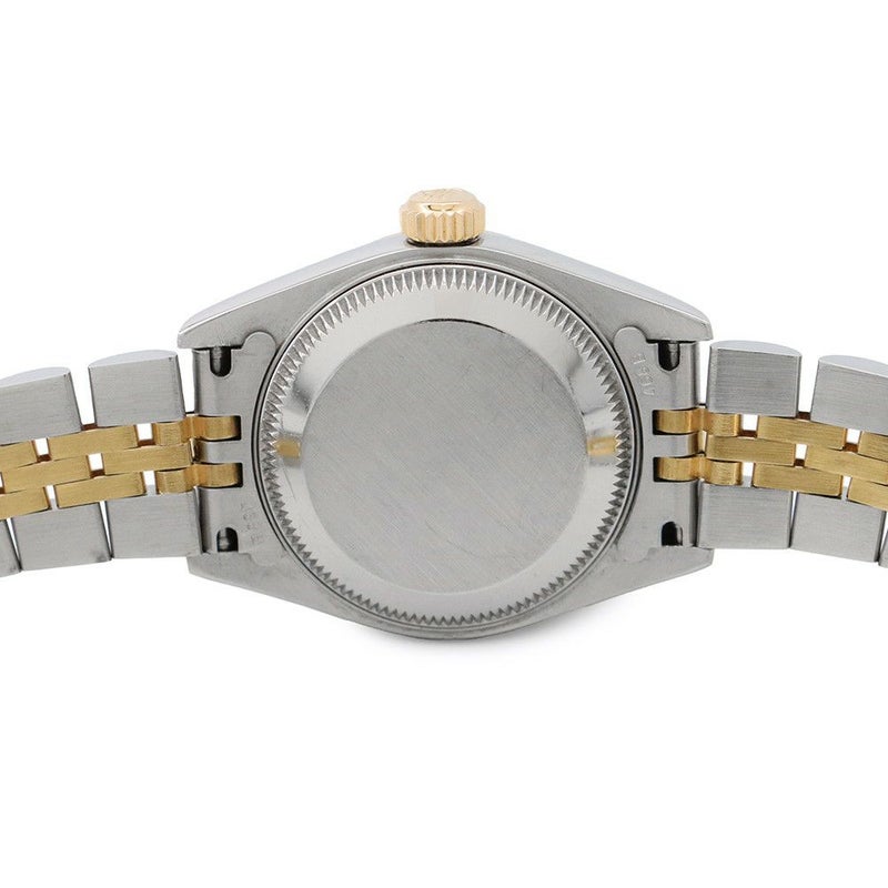 ロレックス デイトジャスト S番 SS/K18YG 69173 ROLEX 腕時計 アイボリーピラミッド文字盤