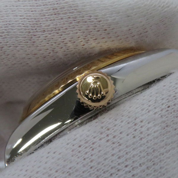 ロレックス デイトジャスト S番 SS/K18YG 69173 ROLEX 腕時計 アイボリーピラミッド文字盤