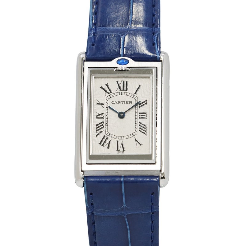 カルティエ タンク バスキュラント LM W1011355 Cartier 腕時計 シルバー文字盤