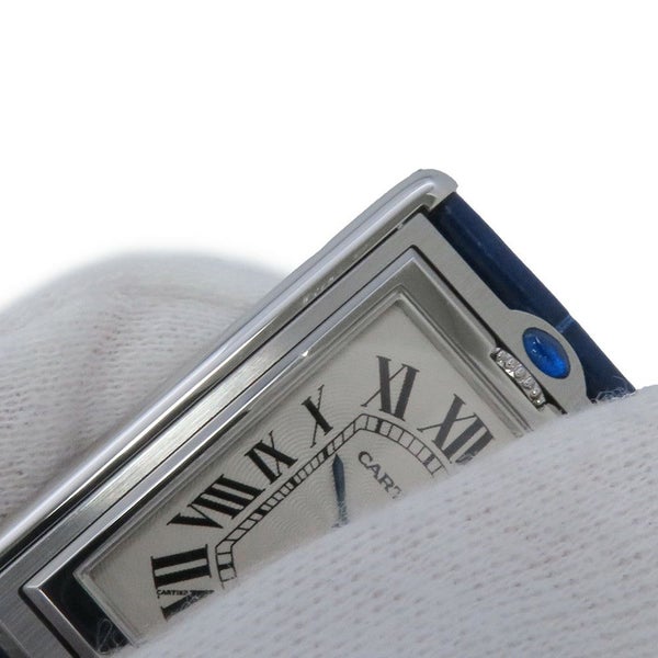 カルティエ タンク バスキュラント LM W1011355 Cartier 腕時計 シルバー文字盤