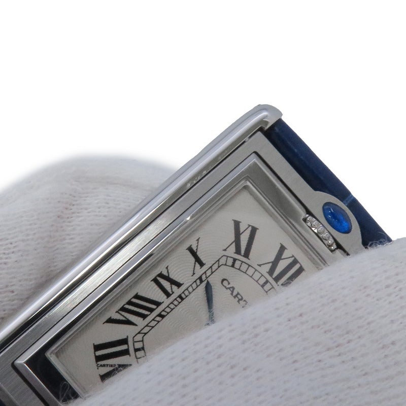 カルティエ タンク バスキュラント LM W1011355 Cartier 腕時計 シルバー文字盤