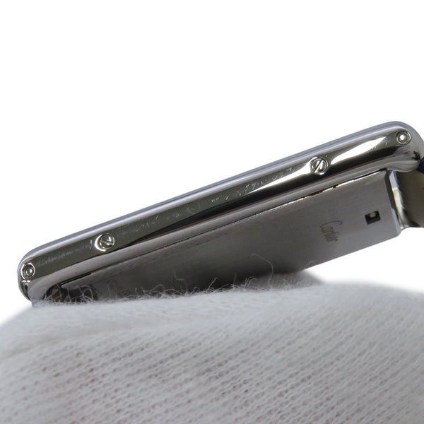 カルティエ タンク バスキュラント LM W1011355 Cartier 腕時計 シルバー文字盤