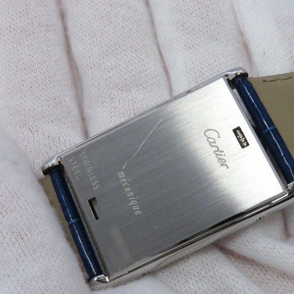 カルティエ タンク バスキュラント LM W1011355 Cartier 腕時計 シルバー文字盤