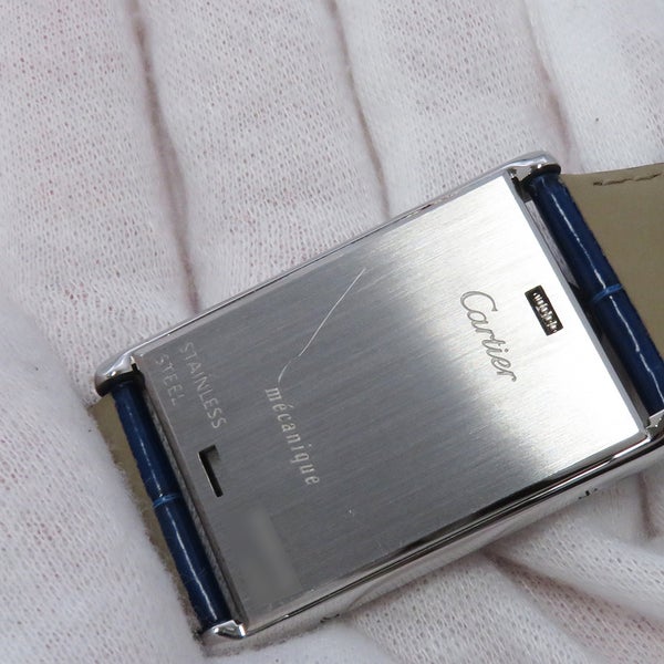 カルティエ タンク バスキュラント LM W1011355 Cartier 腕時計 シルバー文字盤
