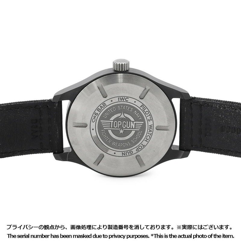 IWC パイロットウォッチ オートマティック トップガン IW326901 腕時計 黒文字盤