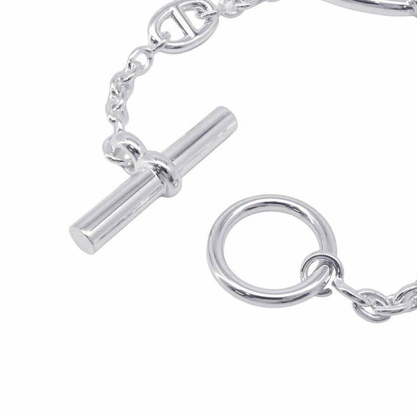 エルメス ブレスレット シェーヌダンクル ファランドール SV925シルバー サイズST HERMES ジュエリー