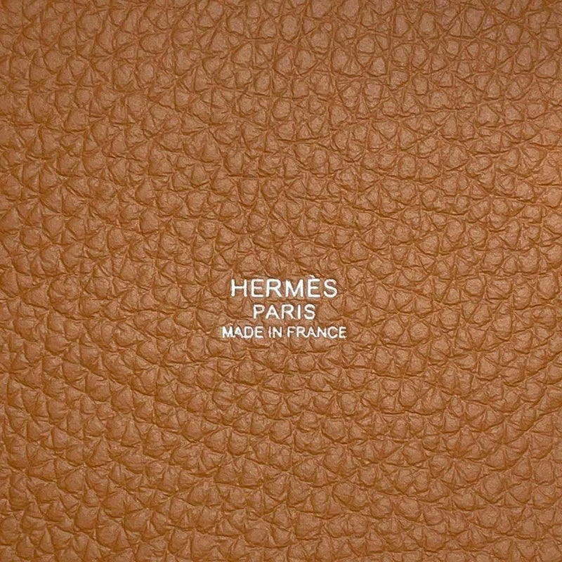 エルメス ハンドバッグ ピコタンロックPM ゴールド/シルバー金具 トリヨンクレマンス W刻印