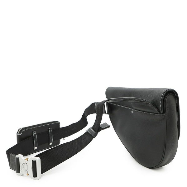 クリスチャン・ディオール ボディバッグ マキシ サドルバッグ 1ADPO211YKK Christian Dior 黒