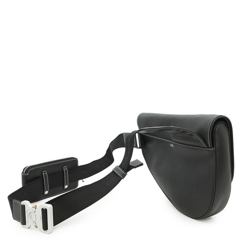 クリスチャン・ディオール ボディバッグ マキシ サドルバッグ 1ADPO211YKK Christian Dior 黒