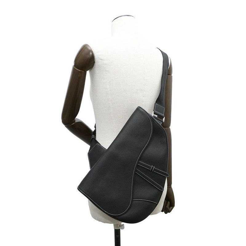 クリスチャン・ディオール ボディバッグ マキシ サドルバッグ 1ADPO211YKK Christian Dior 黒