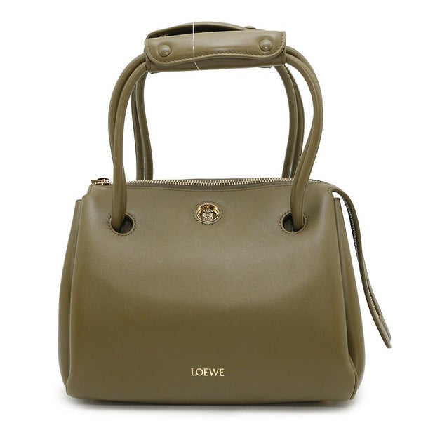 ロエベ ハンドバッグ マドリードバッグ スモール サプルカーフレザー AANBAB2X01 LOEWE 3way グリーン