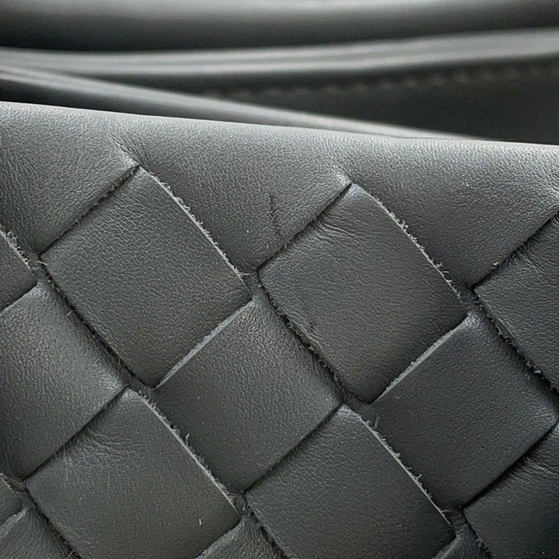 ボッテガヴェネタ ハンドバッグ イントレチャート スモール ローマバッグ レザー 489509 BOTTEGA VENETA 2way