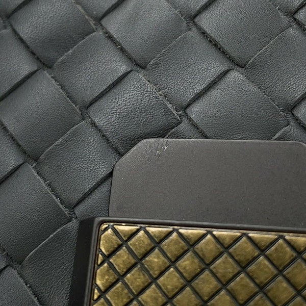 ボッテガヴェネタ ハンドバッグ イントレチャート スモール ローマバッグ レザー 489509 BOTTEGA VENETA 2way