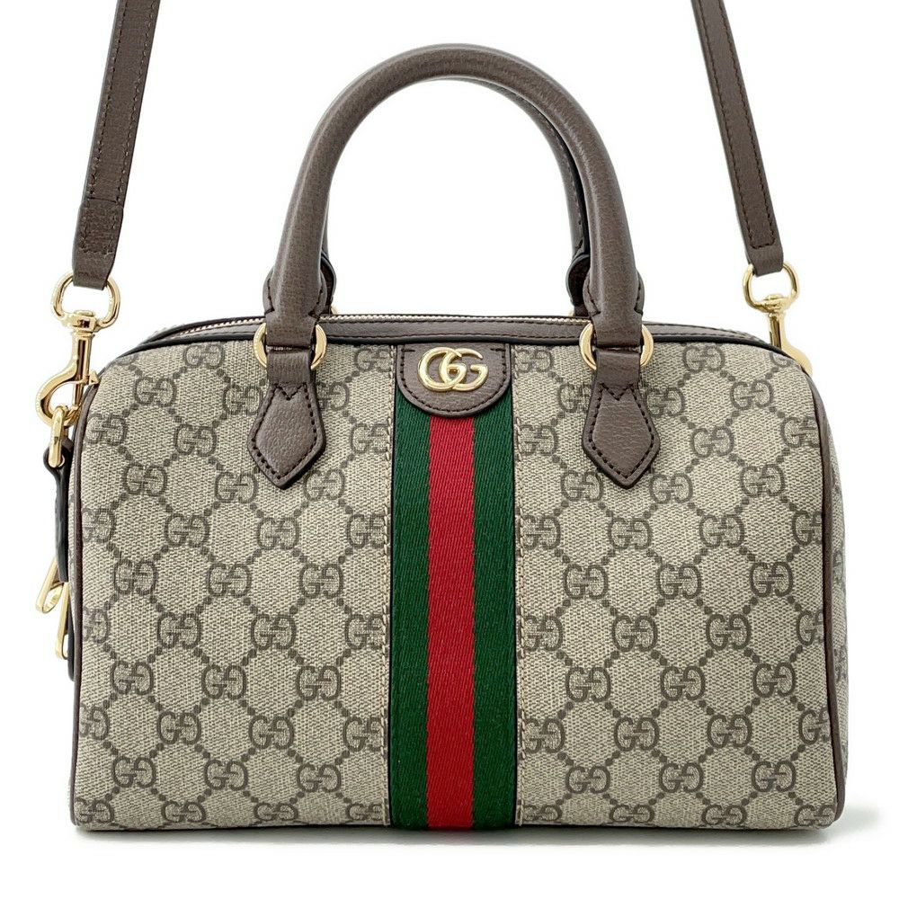 GUCCI オールドグッチGG スプリーム PVCレザーハンドバッグ ボストン GUCCI（グッチ） GGスプリーム ブランドオフ GUCCI PVCコーティング
