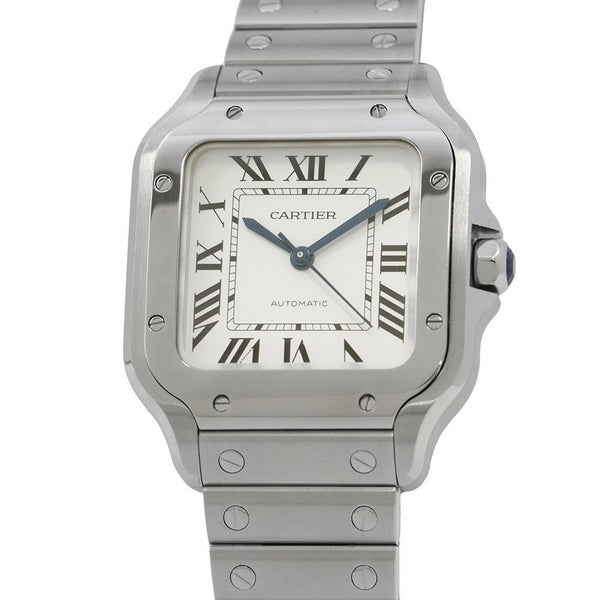 カルティエ サントス ドゥ カルティエ MM WSSA0029 Cartier 腕時計 シルバー文字盤