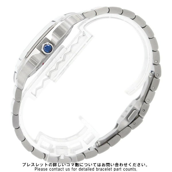 カルティエ サントス ドゥ カルティエ MM WSSA0029 Cartier 腕時計 シルバー文字盤