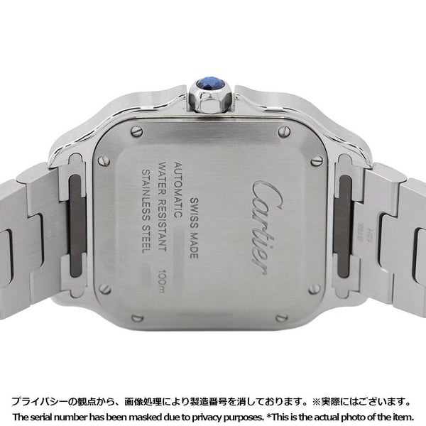 カルティエ サントス ドゥ カルティエ MM WSSA0029 Cartier 腕時計 シルバー文字盤