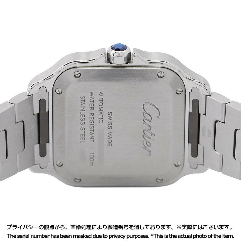 カルティエ サントス ドゥ カルティエ MM WSSA0029 Cartier 腕時計 シルバー文字盤