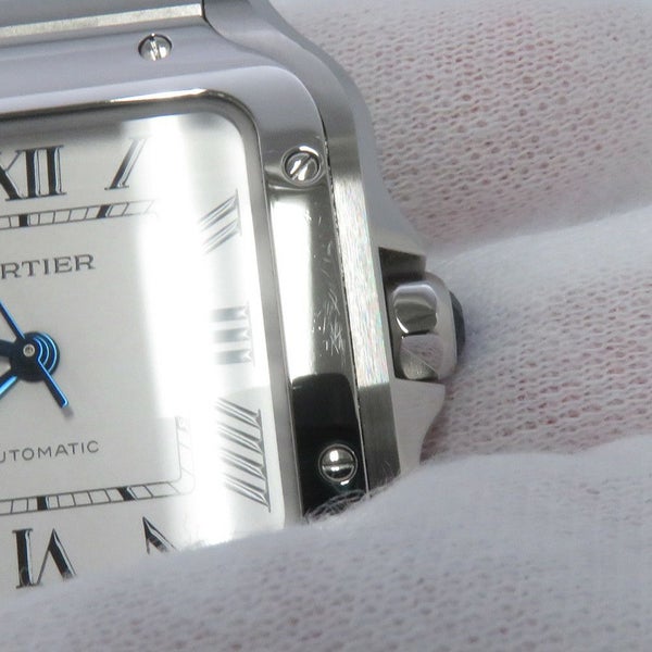 カルティエ サントス ドゥ カルティエ MM WSSA0029 Cartier 腕時計 シルバー文字盤