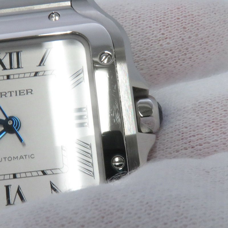 カルティエ サントス ドゥ カルティエ MM WSSA0029 Cartier 腕時計 シルバー文字盤
