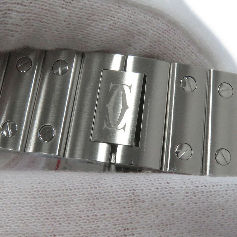 カルティエ サントス ドゥ カルティエ MM WSSA0029 Cartier 腕時計 シルバー文字盤