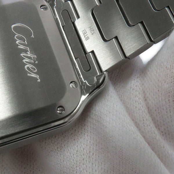 カルティエ サントス ドゥ カルティエ MM WSSA0029 Cartier 腕時計 シルバー文字盤